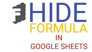 How to Hide Formula | गूगल शीट्स | Function | Google Sheets @FunctionsTrick