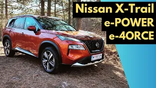 Nissan  X-Trail e-4ORCE - Elektrisch fahren, Benzin tanken.