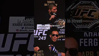 Tony Ferguson and Khabib trash talk 🥶🥶🥶🥶