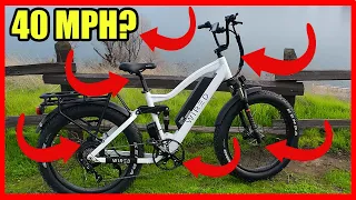 This 40 MPH E-BIKE Will Melt Your Face Off!! * 2024 Wired Freedom Review