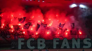 FC Zürich 3:3 FC Basel 30.10.2021 Choreo, Pyroshows, Support