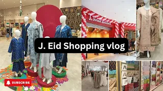 J. Junaid Jamshid Eid Collection 2024 Shopping vlog by The Scooty Girl