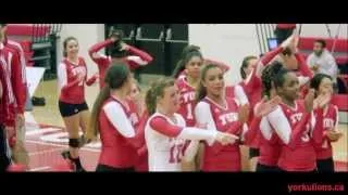 York Lions | Women's volleyball vs. Guelph Gryphons - highlights (Oct. 18, 2013)