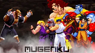 Giant Heavy D meets One Punch Man Bomber Hugo! ft Daigo Ken, Shin Ryu, Colossus, Son Goku, etc MUGEN