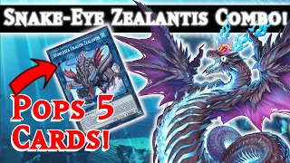 NEW Zealantis Snake Eyes OTK Combo Pops FIVE Cards! Yugioh Masterduel Ranked Gameplay + Decklist