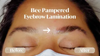 How to do a 15 minute NO-GLUE Brow Lamination service - bigger, beautiful brows!