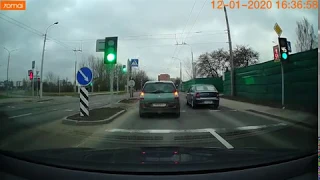 Пример видео 70mai Smart Dash Cam 1S (пасмурный день)