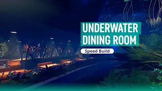 Underwater Dining Room and Viewing Gallery | Planet Zoo Speed Build