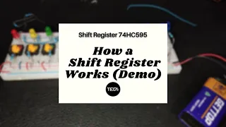 Create a Demonstration of HOW SHIFT REGISTERS WORK using a 74HC595 and push-buttons