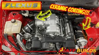 Ceramic Coated Exhaust - 1UZ V8 Ford Focus - The Flexus Build Episode 76