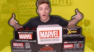 Unboxing 6 x Marvel Collector Corps Funko Pop Subscription Boxes + GIVEAWAY INFO