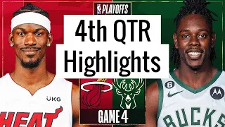 Miami Heat vs Milwaukee Bucks Full Game 4 Highlights 4th QTR |Apr 24| NBA Playoff 2023