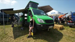 Sandra tests the Ultimate Camping Van: Multimobil Ultra Sprinter. The camper goes everywhere