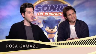 James Marsden and Ben Schwartz for Sonic: My bucket list was to meet Jim Carrey.