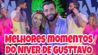 Gusttavo e Andressa, os melhores momentos do  aniversário do embaixador