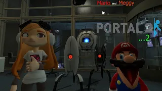 SMG4 Fan Made: Mario and Meggy in Portal 2  ...2
