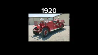 Evolution Of Fire Trucks (1920-2023)#evolution #firetruck #truck #shorts