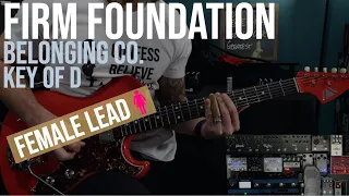 Firm Foundation | Lead Guitar | Female Lead #jetpedals #firmfoundation #lambertonespickups