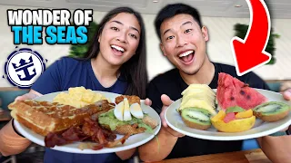 Full Day of Eating on Royal Caribbean | Our First Cruise Together !!