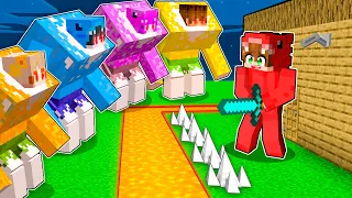 AMIGOS MUTANTES vs Base Más Segura de Minecraft!