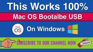 How to create macOS Bootable USB on Windows