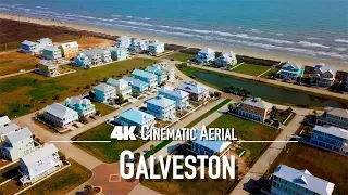 GALVESTON 4K Drone 🇺🇸 | TEXAS United States