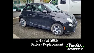 2015 Fiat 500E Battery Replacement