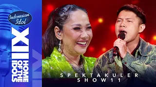 Rony - Kisah Sempurna (Mahalini) | TOP 4 - SPEKTAKULER SHOW 11 | INDONESIAN IDOL 2023