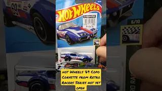 Hot Wheels '69 Copo Corvette from Retro Racers Series not yet open