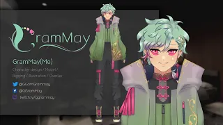 Live2D Vtuber Model Showcase | GramMay