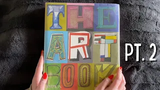 Book ASMR - The Art Book: Part 2 (Tapping, Tracing, Whispering, Word Repetition, Tongue Clicking)