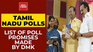 Tamil Nadu Polls: MK Stalin Releases DMK's Manifesto | WATCH To Know More About Promises Of DMK