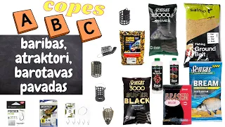 COPES ABC: barības, pavadas, barotavas un atraktori