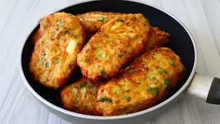 😱 zucchini and potatoes.❗ ready in just 10 minutes.😋 The taste will remain in your palate. 💯