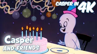 Casper’s Birthday Surprise 🎉 | Casper and Friends in 4K | 1.5 Hour Compilation | Cartoon for Kids