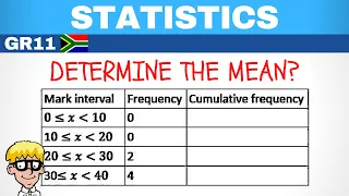 Statistics Grade 11: Table