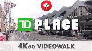 Ottawa TD Place Stadium Walk Tour | 29 April 2021| 4K UHD 60fps