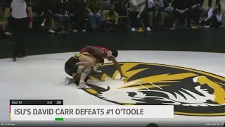 ISU's David Carr defeats No. 1 O'Toole