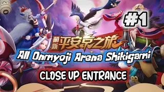 ALL ONMYOJI SHIKIGAMI (CLOSE UP ANIMATION) - ONMYOJI ARENA