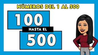 🌝Números del 100 al 500 en letras en español ✅  | Spanish Numbers 100-500