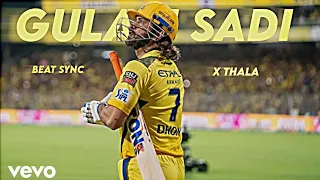 Dhoni X Gulabi Sadi •Supremecric Editz•#dhoni #viral #gulabisadi #csk #thala #ipl2024 #sg #trending