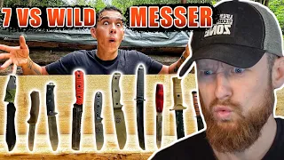 Welches MESSER für 7 vs Wild? - Das BESTE Bushcraft Messer von Survival Mattin | Fritz Meinecke