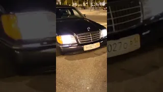 Mercedes w140 s600 v12 настоящий кабан из лихих 90х