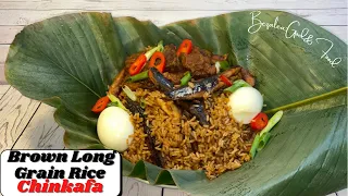 How to Make Chinkafa/Kyinkafa with Brown Long Grain Rice