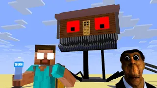 MONSTER SCHOOL : HEROBRINE STUCK IN THE DESERT - Minecraft Animation