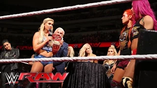 Charlotte honored in the official WWE Women's Championship presentation: Raw, April 4, 2016