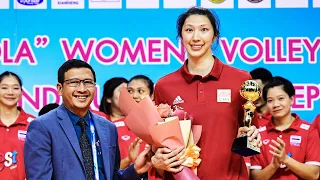 หวู่  เหมิงเจี๋ย ชิงแชมป์เอเชีย 2023 Wu Mengjie (吴梦洁) Asian Volleyball Championship | highlights