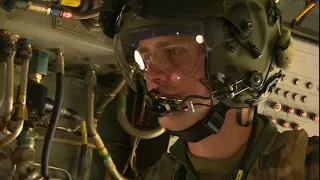 RAF 100 - Edward has a flight in an RAF Chinook