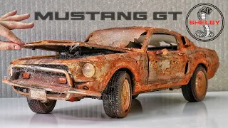 Abandoned 1968 Ford Mustang Shelby GT500 Full Restoration