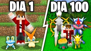 SOBREVIVI 100 DIAS NO MINECRAFT PIXELMON - O FILME